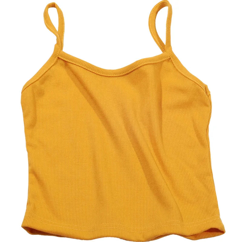 Crop Top – Estilo Casual y Versátil con Tirantes Finos