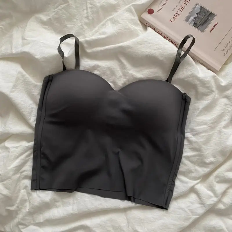 Top con Copa Integrada de Seda Helada – prenda Elegante y Versátil para Mujer