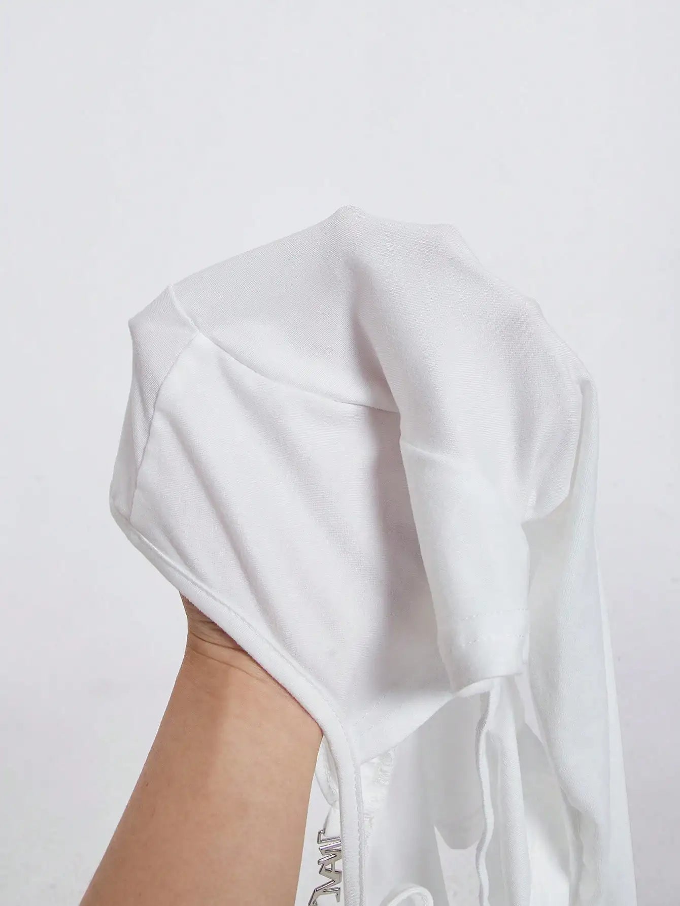 Top Crop Manga Larga Mujer – Escote en V Sexy y Ajustado