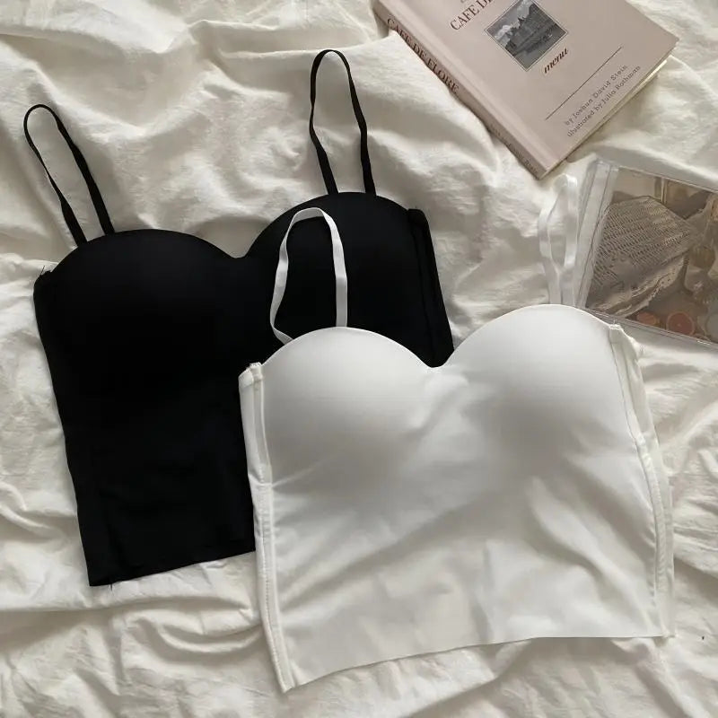 Blusa Estilo Corset – Seda Helada con Espalda Elegante