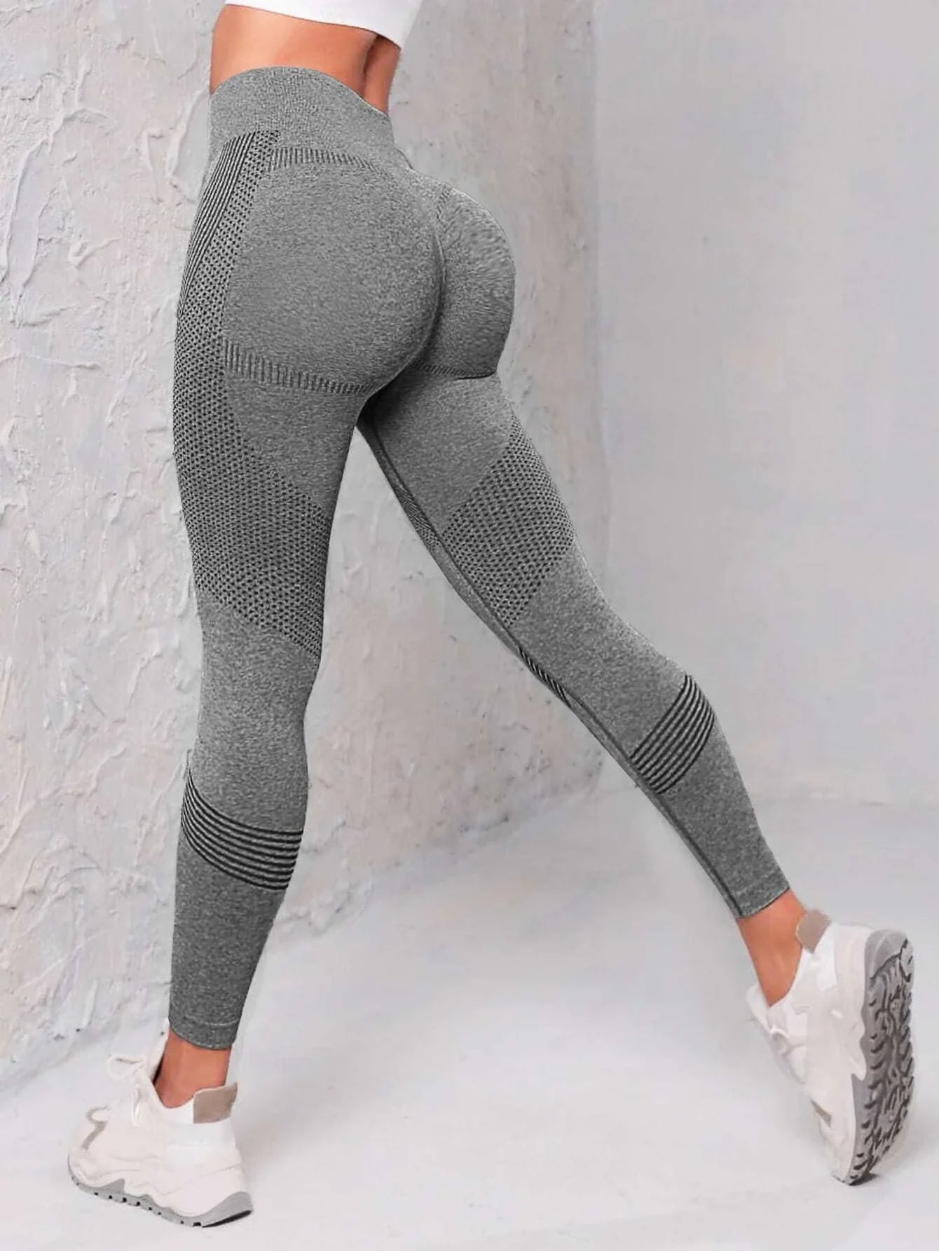 Leggings Deportivos sin Costuras con Cintura Ancha – Push Up para Gym, Yoga y Fitness 🧘‍♀️🔥