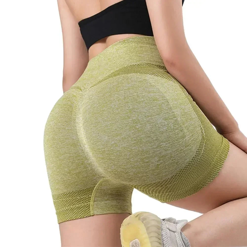 Short Deportivo de Cintura Alta para Yoga y Fitness