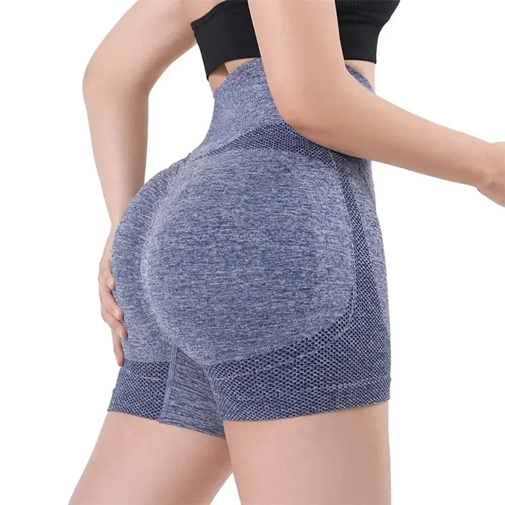 Short Deportivo de Cintura Alta para Yoga y Fitness