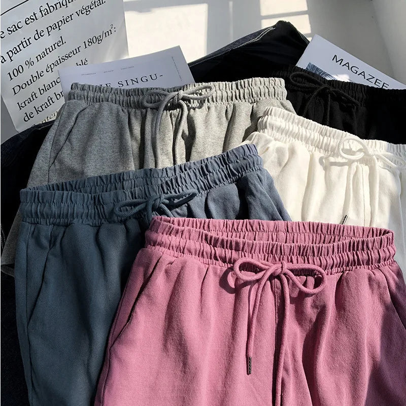 Short Deportivo Suelto con Bolsillos y Cintura Elástica