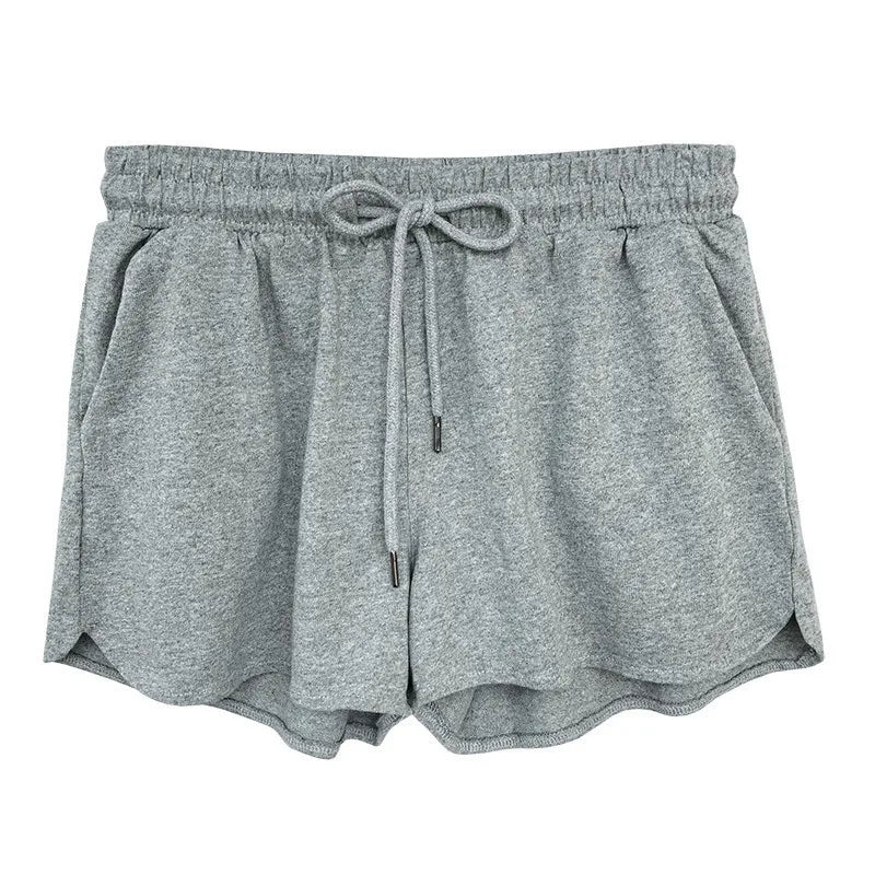 Short Deportivo Suelto con Bolsillos y Cintura Elástica