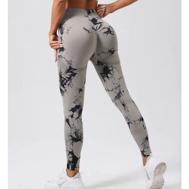 Leggings Deportivos sin Costuras de Cintura Alta – Push Up para Yoga, Gym y Running 🧘‍♀️🔥