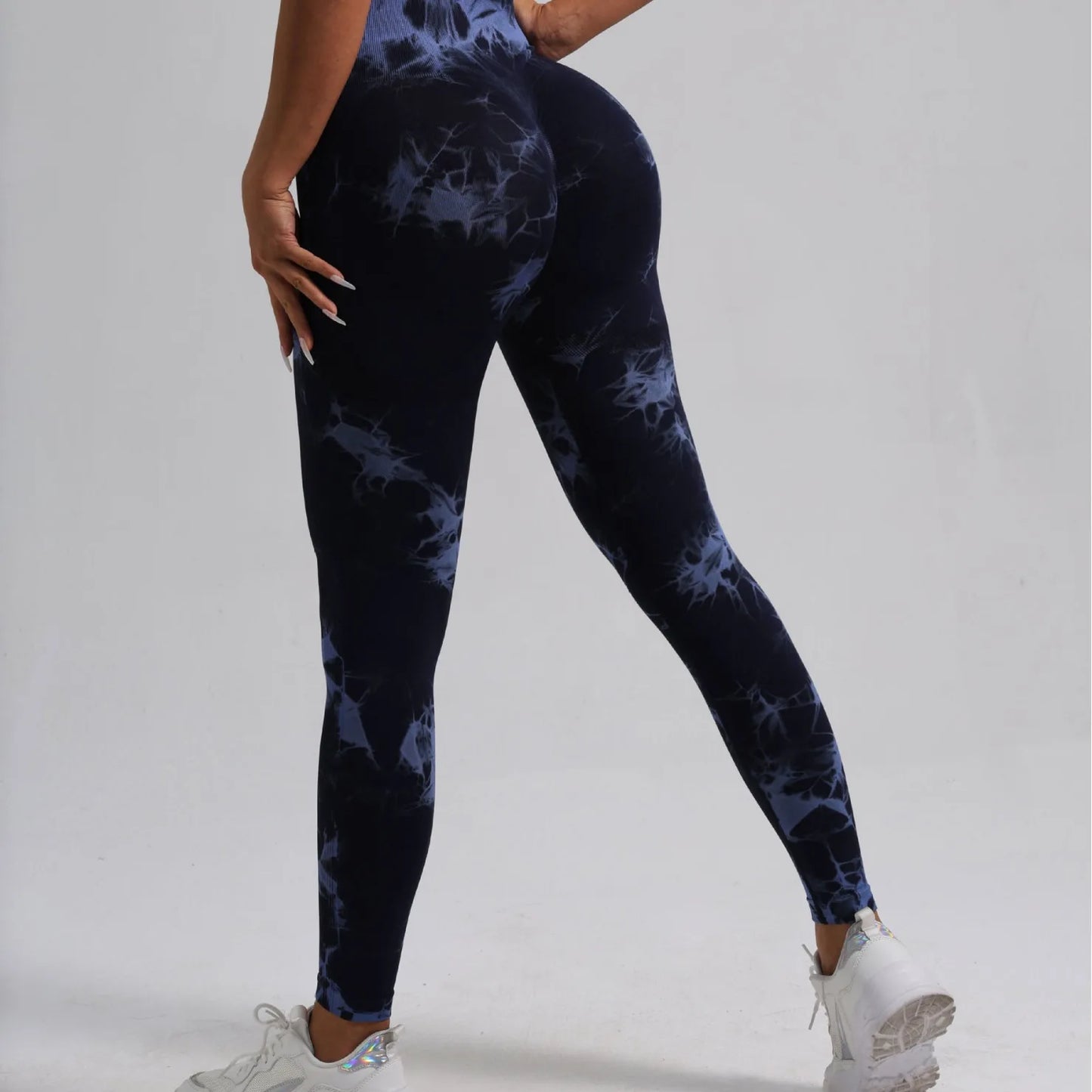Leggings Deportivos sin Costuras de Cintura Alta – Push Up para Yoga, Gym y Running 🧘‍♀️🔥