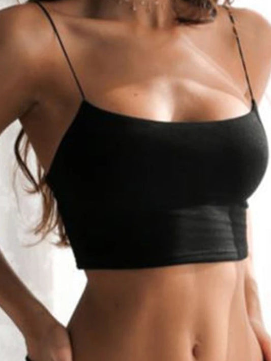Top Básico sin Mangas – Camiseta Sexy de Verano con Espalda al Aire