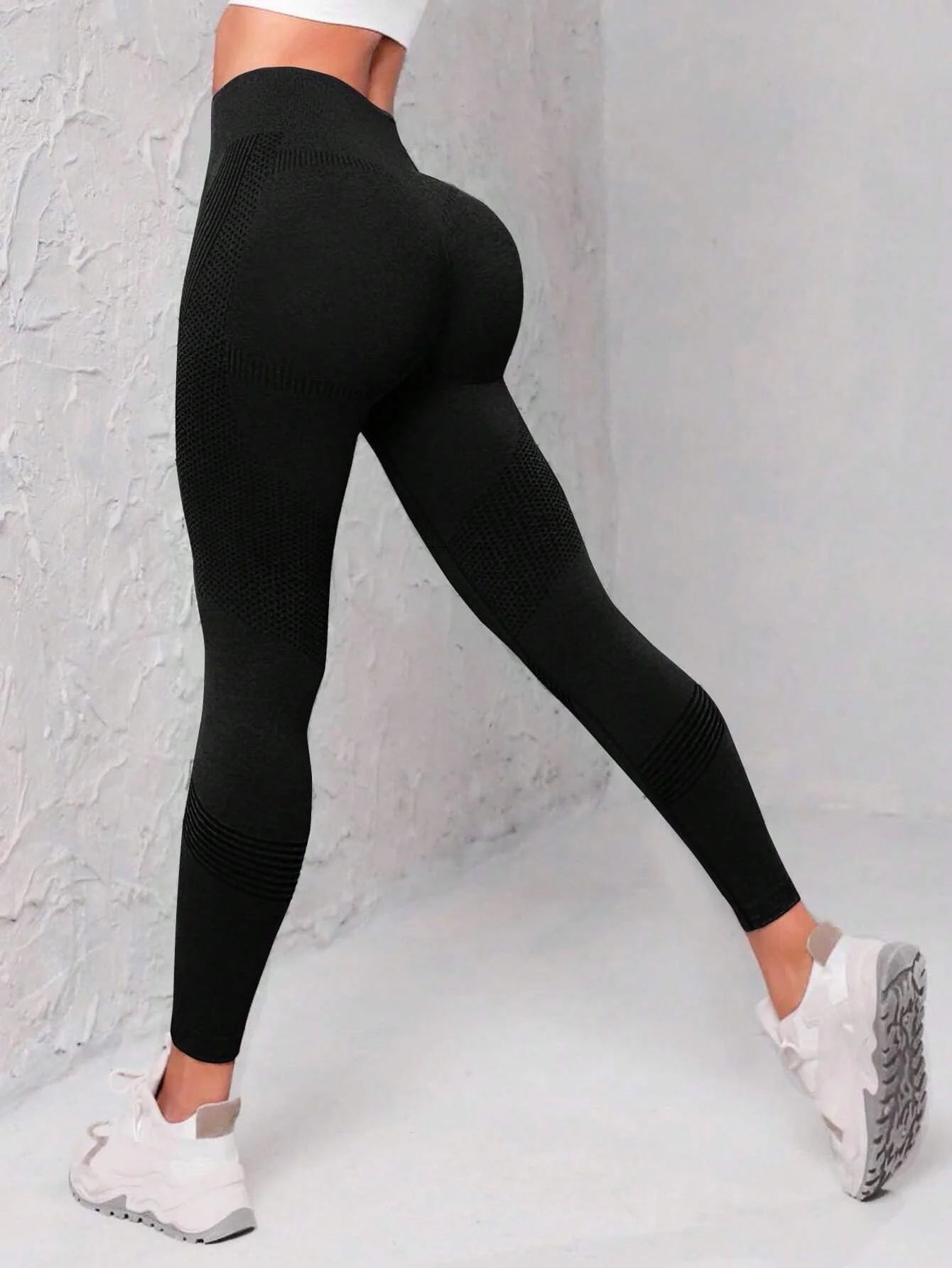 Leggings Deportivos sin Costuras con Cintura Ancha – Push Up para Gym, Yoga y Fitness 🧘‍♀️🔥